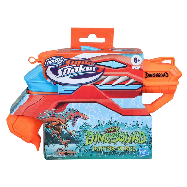 Nerf Super Soaker Dinosquad Raptor-Surge ryhmässä LELUT, TUOTTEET LAPSILLE JA VAUVOILLE / Leikkikalut, Askartelu &Pelit / Toimintapeli @ TP E-commerce Nordic AB (D23077)