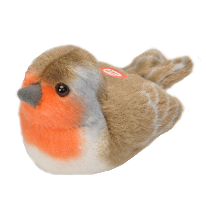 Wild Republic Gosedjur Bird With Sound 18 cm Rödhake ryhmässä LELUT, TUOTTEET LAPSILLE JA VAUVOILLE / Lelut vauvoille (0-3v) / Pehmolelut @ TP E-commerce Nordic AB (D23105)