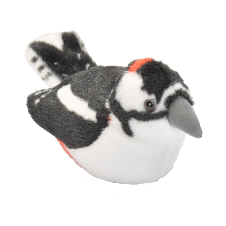 Wild Republic Pehmolelu Bird With Sound 18 cm Käpytikka ryhmässä LELUT, TUOTTEET LAPSILLE JA VAUVOILLE / Lelut vauvoille (0-3v) / Pehmolelut @ TP E-commerce Nordic AB (D23109)