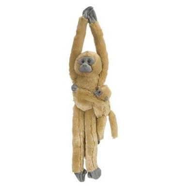 Wild Republic Pehmolelu Hanging Monkeys Lehtiapinat Vauvan Kanssa ryhmässä LELUT, TUOTTEET LAPSILLE JA VAUVOILLE / Lelut vauvoille (0-3v) / Pehmolelut @ TP E-commerce Nordic AB (D23166)
