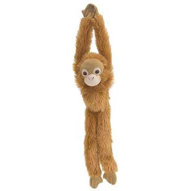 Wild Republic Pehmolelu Hanging Monkeys Orangit ryhmässä LELUT, TUOTTEET LAPSILLE JA VAUVOILLE / Lelut vauvoille (0-3v) / Pehmolelut @ TP E-commerce Nordic AB (D23167)