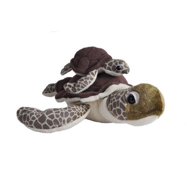 Wild Republic Pehmolelu Mom & Baby 38 cm Merikilpikonnat ryhmässä LELUT, TUOTTEET LAPSILLE JA VAUVOILLE / Lelut vauvoille (0-3v) / Pehmolelut @ TP E-commerce Nordic AB (D23173)