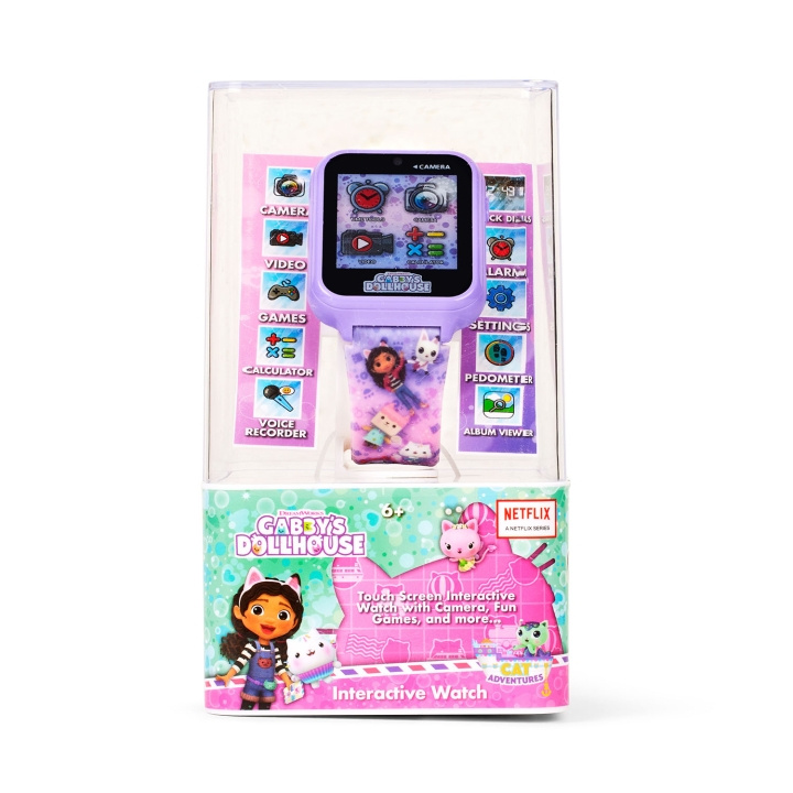 ACCUTIME Smart Watch Gabby\'s Dollhouse ryhmässä URHEILU, VAPAA-AIKA JA HARRASTUS / Urheilu- ja sykekellot / Smartwatch lapsille @ TP E-commerce Nordic AB (D23239)