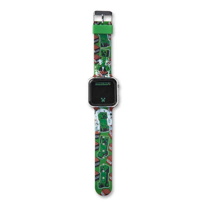 ACCUTIME Kello LED Minecraft V2 ryhmässä URHEILU, VAPAA-AIKA JA HARRASTUS / Urheilu- ja sykekellot / Smartwatch lapsille @ TP E-commerce Nordic AB (D23241)