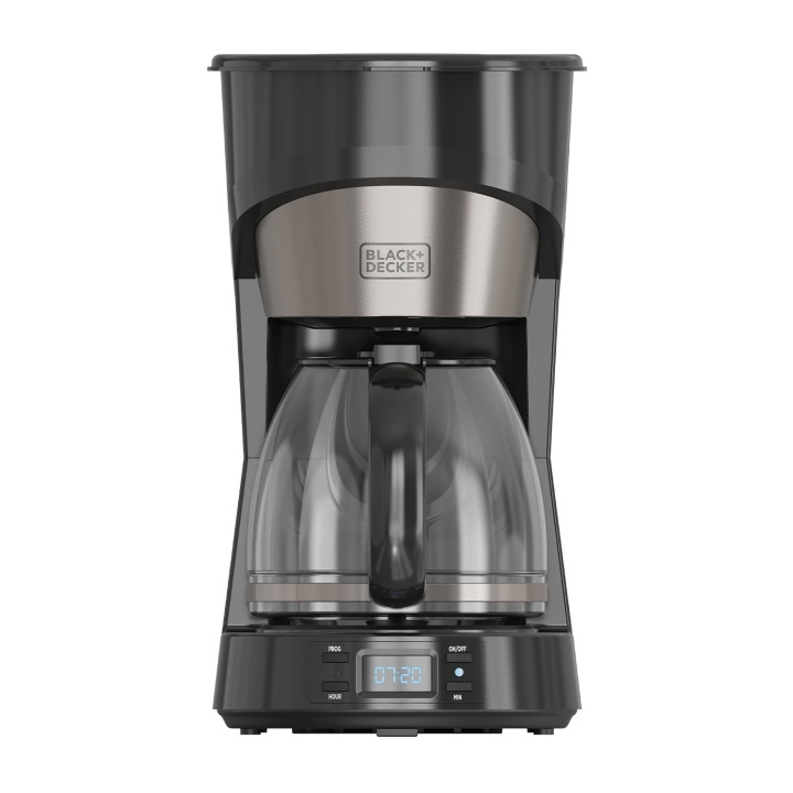 BLACK+DECKER Kahvinkeitin LCD 12 Kupit ryhmässä KOTI, TALOUS JA PUUTARHA / Kodinkoneet / Kahvikoneet ja tarvikkeet / Kahvinkeittimet @ TP E-commerce Nordic AB (D23263)