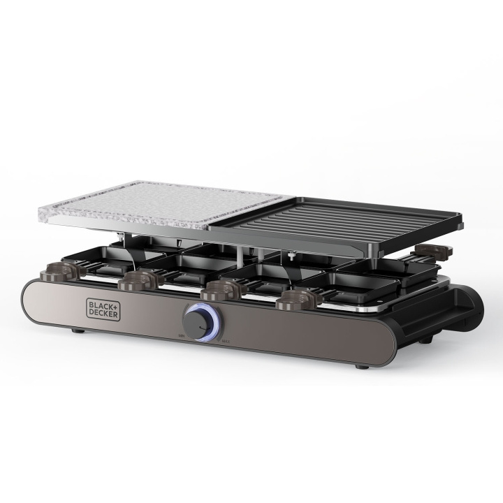 BLACK+DECKER Grilli Raclette-grilli ryhmässä KOTI, TALOUS JA PUUTARHA / Puutarhatuotteet / Grillit & grillitarvikkeet @ TP E-commerce Nordic AB (D23265)
