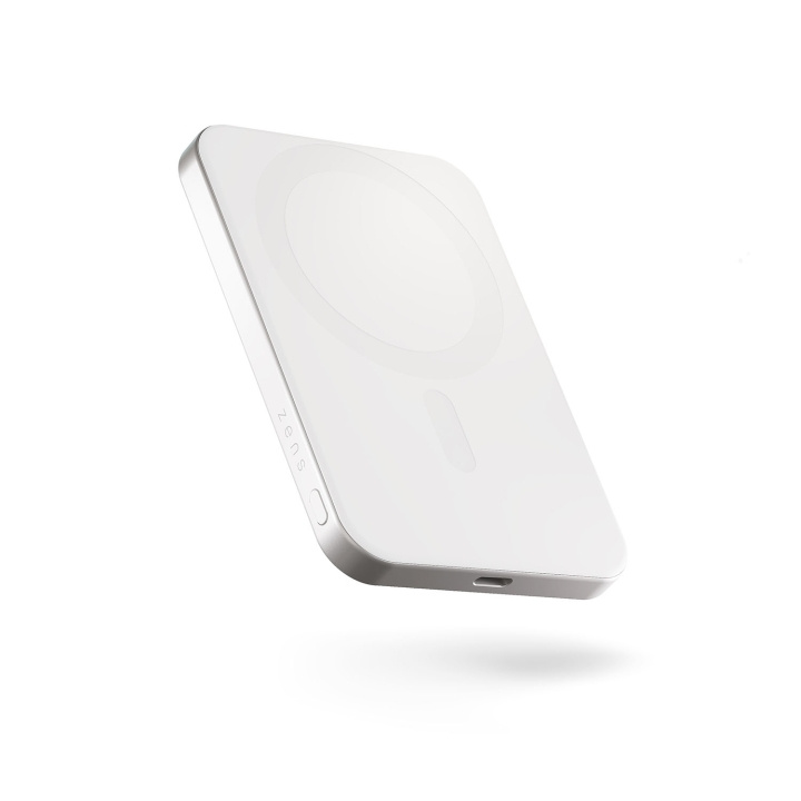 Zens Powerbank Pro 1 Slim 5.000 mAh Valkoinen ryhmässä ÄLYPUHELIMET JA TABLETIT / Laturit & Kaapelit / Powerbanks @ TP E-commerce Nordic AB (D23272)