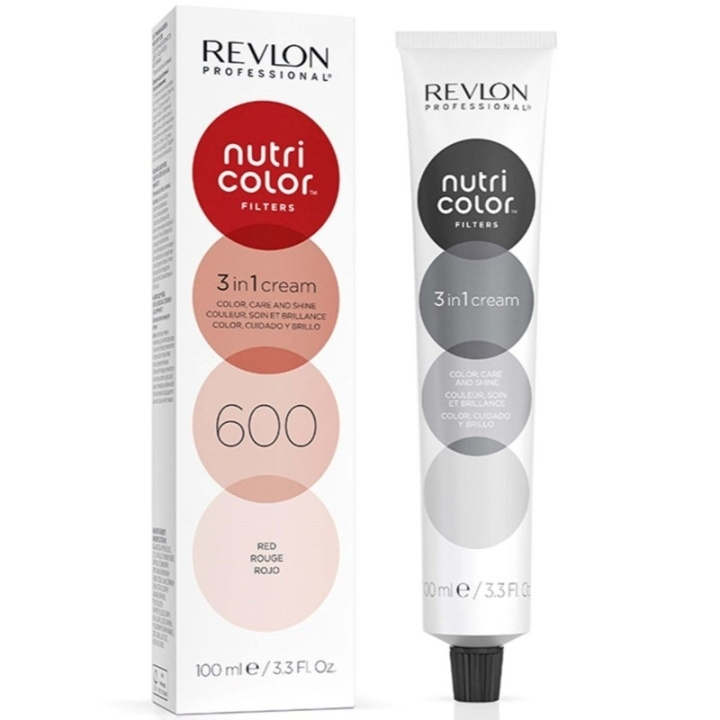 Revlon Nutri Color 600 Red 100ml ryhmässä KAUNEUS JA TERVEYS / Hiukset &Stailaus / Hiustenhoito / Hiusväri / Hiusväri & Väripommi @ TP E-commerce Nordic AB (D23323)