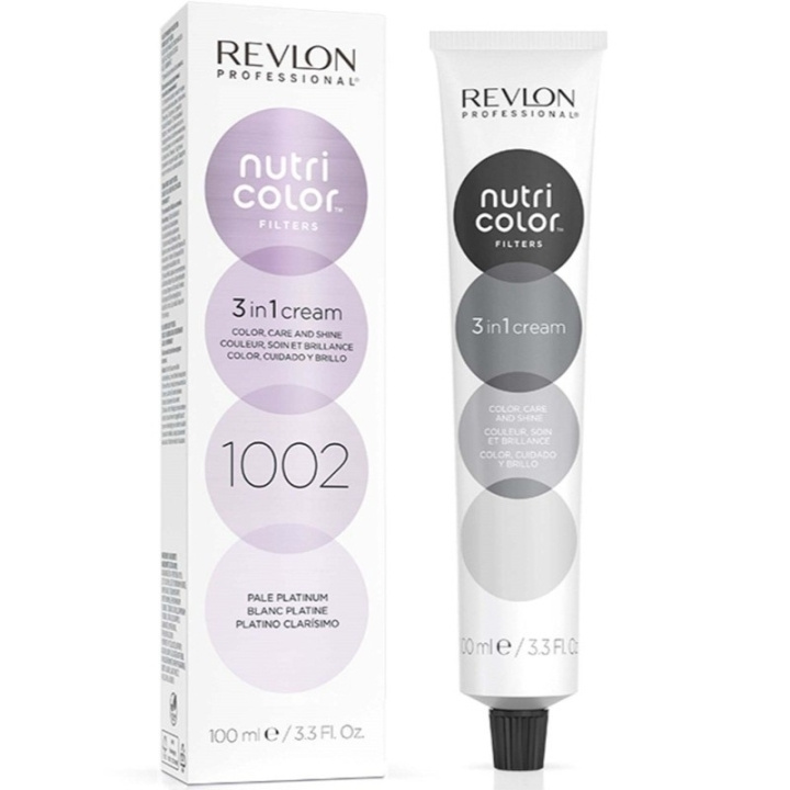 Revlon Nutri Color 1002 Pale Platinum 100ml ryhmässä KAUNEUS JA TERVEYS / Hiukset &Stailaus / Hiustenhoito / Hiusväri / Hiusväri & Väripommi @ TP E-commerce Nordic AB (D23324)