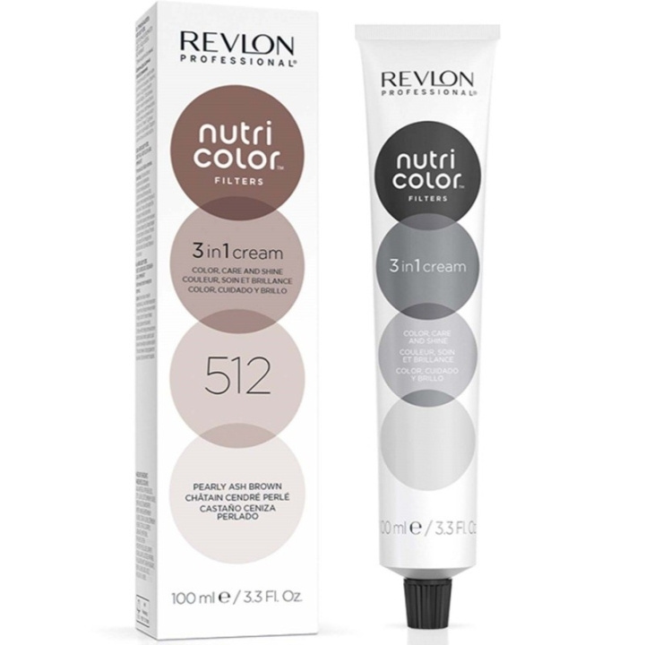 Revlon Nutri Color 512 Pearly Ash Brown 100ml ryhmässä KAUNEUS JA TERVEYS / Hiukset &Stailaus / Hiustenhoito / Hiusväri / Hiusväri & Väripommi @ TP E-commerce Nordic AB (D23325)
