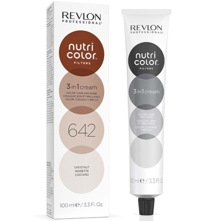 Revlon Nutri Color 642 Chestnut 100ml ryhmässä KAUNEUS JA TERVEYS / Hiukset &Stailaus / Hiustenhoito / Hiusväri / Hiusväri & Väripommi @ TP E-commerce Nordic AB (D23326)