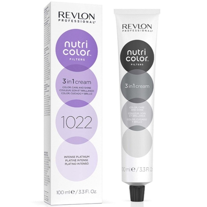 Revlon Nutri Color 1022 Intense Platinum 100ml ryhmässä KAUNEUS JA TERVEYS / Hiukset &Stailaus / Hiustenhoito / Hiusväri / Hiusväri & Väripommi @ TP E-commerce Nordic AB (D23328)