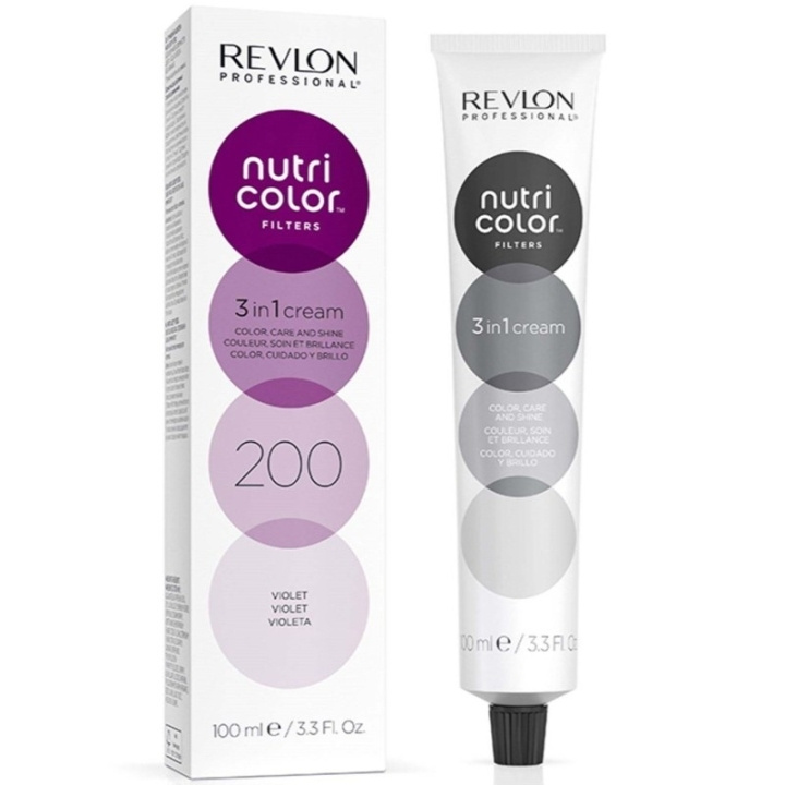 Revlon Nutri Color 200 Violet 100ml ryhmässä KAUNEUS JA TERVEYS / Hiukset &Stailaus / Hiustenhoito / Hiusväri / Hiusväri & Väripommi @ TP E-commerce Nordic AB (D23329)