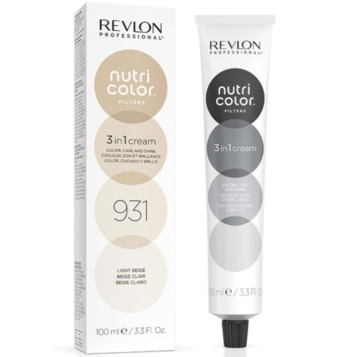 Revlon Nutri Color 931 Light Beige 100ml ryhmässä KAUNEUS JA TERVEYS / Hiukset &Stailaus / Hiustenhoito / Hiusväri / Hiusväri & Väripommi @ TP E-commerce Nordic AB (D23330)