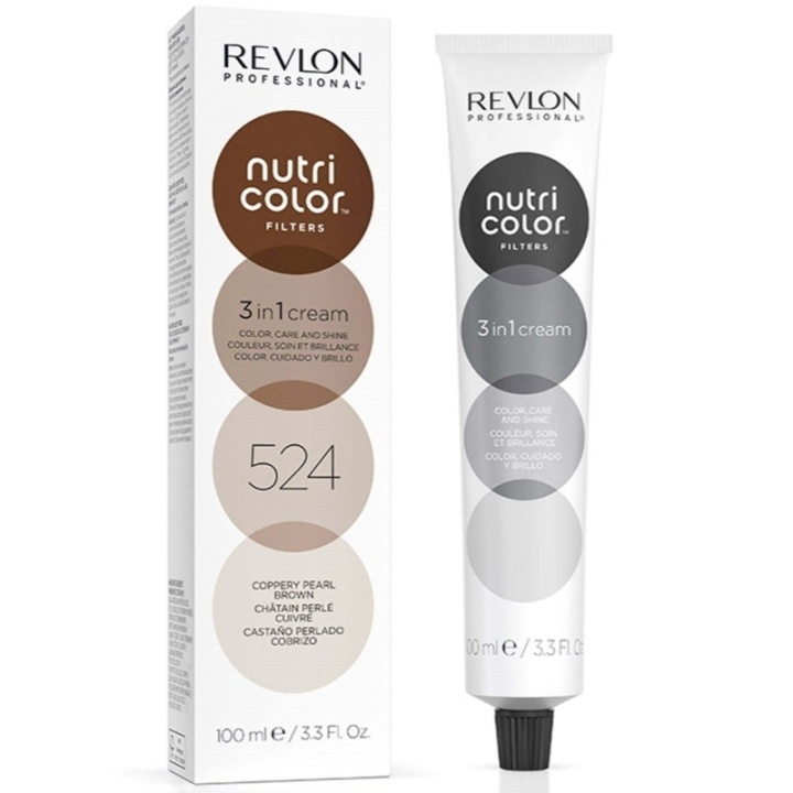 Revlon Nutri Color 524 Coppery Pearl Brown 100ml ryhmässä KAUNEUS JA TERVEYS / Hiukset &Stailaus / Hiustenhoito / Hiusväri / Hiusväri & Väripommi @ TP E-commerce Nordic AB (D23331)