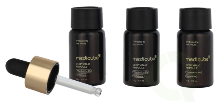 Medicube Deep Vita C Ampoule 2.0 Set 30 ml 3x10ml ryhmässä KAUNEUS JA TERVEYS / Ihonhoito / Kasvot / Seerumit iholle @ TP E-commerce Nordic AB (D23385)