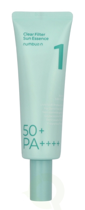 Numbuzin No.1 Clear Filter Sun Essence SPF 50+ 50 ml ryhmässä KAUNEUS JA TERVEYS / Ihonhoito / Rusketus / Aurinkosuoja @ TP E-commerce Nordic AB (D23463)