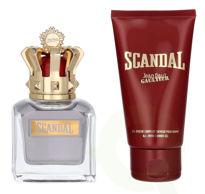 Jean Paul Gaultier Scandal Pour Homme Giftset 125 ml Edt Spray 50ml/All-Over Shower Gel 75ml ryhmässä KAUNEUS JA TERVEYS / Tuoksut & Parfyymit / Parfyymit / Miesten Tuoksut @ TP E-commerce Nordic AB (D23482)