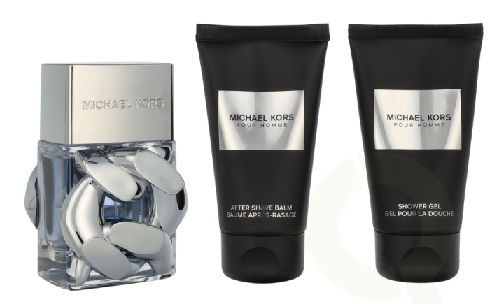 Michael Kors Pour Homme Giftset 150 ml Edp Spray 50ml/Shower Gel 50ml/After Shave Balm 50ml ryhmässä KAUNEUS JA TERVEYS / Tuoksut & Parfyymit / Parfyymit / Miesten Tuoksut @ TP E-commerce Nordic AB (D23495)