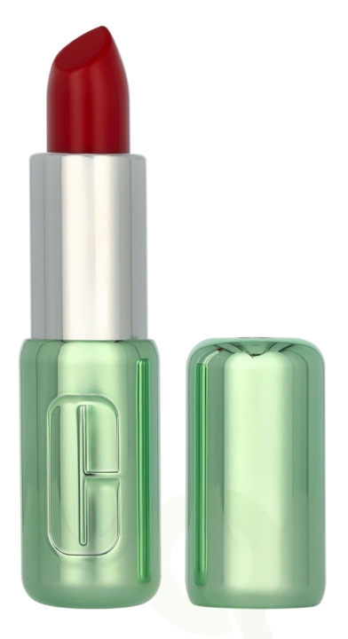 Clinique Pop Longwear Shine Lipstick 3.9 g #08 Cherry Pop ryhmässä KAUNEUS JA TERVEYS / Meikit / Huulet / Huulipuna @ TP E-commerce Nordic AB (D23528)