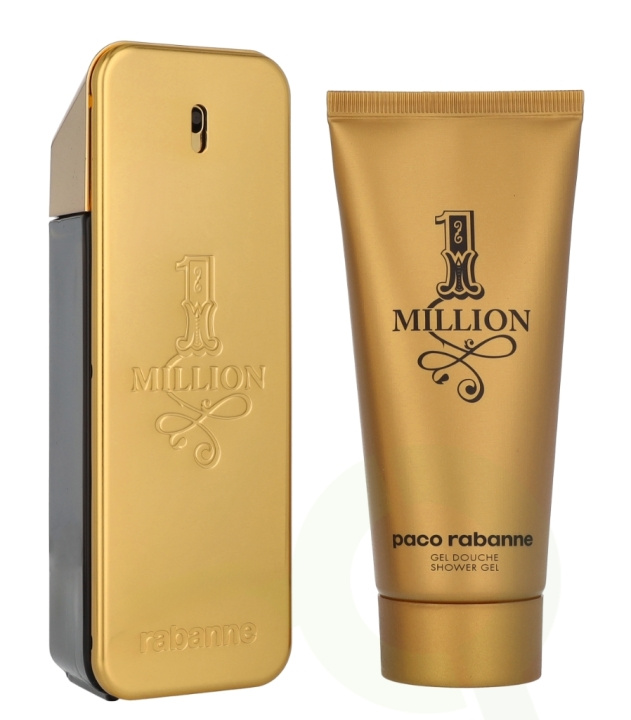 Paco Rabanne 1 Million Giftset 200 ml Edt Spray 100ml/Shower Gel 100ml ryhmässä KAUNEUS JA TERVEYS / Tuoksut & Parfyymit / Parfyymit / Miesten Tuoksut @ TP E-commerce Nordic AB (D23538)