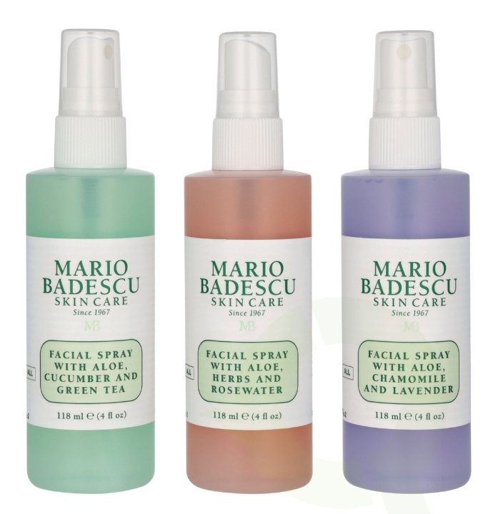 Mario Badescu Spritz Mist & Glow Set 354 ml 3x118ml ryhmässä KAUNEUS JA TERVEYS / Ihonhoito / Kehon hoito / Vartalosuihke @ TP E-commerce Nordic AB (D23568)
