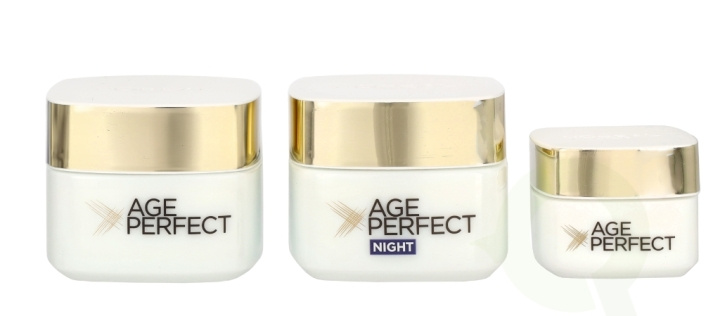 L\'Oreal Age Perfect Programme 115 ml Eye Cream 15ml/ Day Cream 50ml/Night Cream 50ml ryhmässä KAUNEUS JA TERVEYS / Hiukset &Stailaus / Hiustenhoito @ TP E-commerce Nordic AB (D23580)