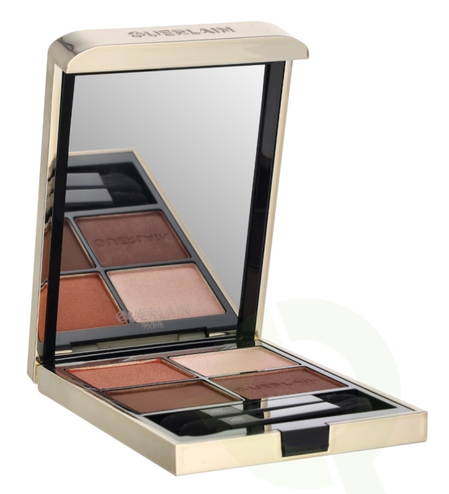 Guerlain Ombres G 4 Colors Eyeshadow Palette 8.8 g #910 Undressed Brown ryhmässä KAUNEUS JA TERVEYS / Meikit / Silmät ja kulmat / Luomivärit @ TP E-commerce Nordic AB (D23586)
