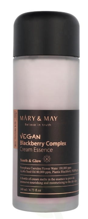 Mary & May Vegan Blackberry Complex Cream Essence 140 ml ryhmässä KAUNEUS JA TERVEYS / Ihonhoito / Kehon hoito / Vartalovoide @ TP E-commerce Nordic AB (D23587)