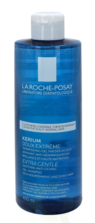 La Roche LRP Kerium Extra Gentle Shampoo 400 ml ryhmässä KAUNEUS JA TERVEYS / Hiukset &Stailaus / Hiustenhoito / Shampoo @ TP E-commerce Nordic AB (D23597)