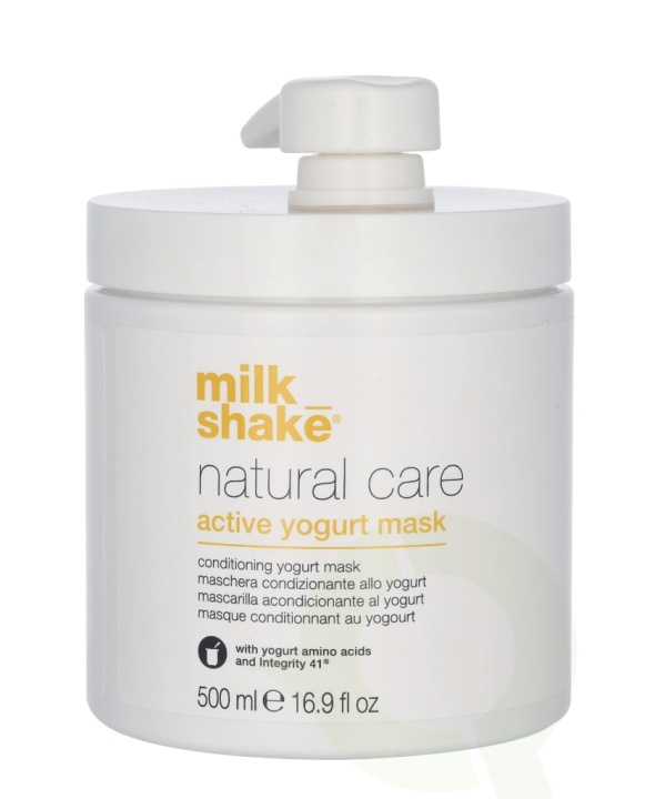 Milk_Shake Natural Care Active Yogurt Mask 500 ml For Natural Or Color-Treated Hair ryhmässä KAUNEUS JA TERVEYS / Hiukset &Stailaus / Hiustenhoito / Hiusnaamio @ TP E-commerce Nordic AB (D23599)