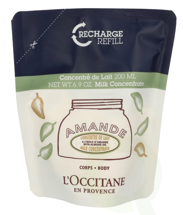 L\'Occitane Amande Milk Concentrate Refill 200 ml ryhmässä KAUNEUS JA TERVEYS / Ihonhoito / Kehon hoito / Vartalovoide @ TP E-commerce Nordic AB (D23609)