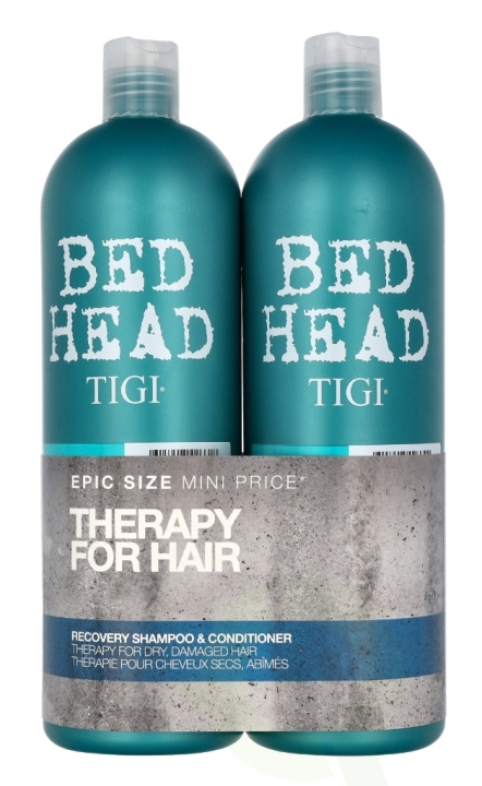 TIGI Bh Recovery Tween Set 1500 ml Shampoo 750ml/Conditioner 750ml - Rehab For Dry, Damaged Hair ryhmässä KAUNEUS JA TERVEYS / Hiukset &Stailaus / Hiustenhoito / Shampoo @ TP E-commerce Nordic AB (D23628)