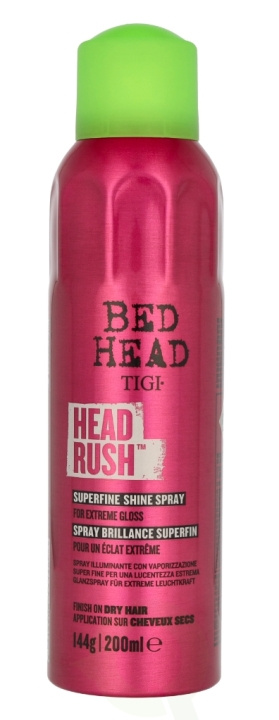 TIGI Bh Head Rush Superfine Shine Spray 200 ml ryhmässä KAUNEUS JA TERVEYS / Hiukset &Stailaus / Hiustenhoito @ TP E-commerce Nordic AB (D23631)