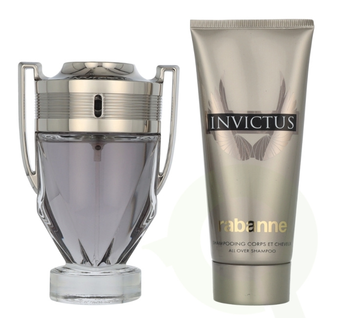 Paco Rabanne Invictus Giftset 200 ml Edt Spray 100ml/Shower Gel 100ml ryhmässä KAUNEUS JA TERVEYS / Tuoksut & Parfyymit / Parfyymit @ TP E-commerce Nordic AB (D23638)
