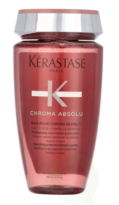 Kerastase Chroma Absolu Bain Riche Chroma Respect Shampoo 250 ml ryhmässä KAUNEUS JA TERVEYS / Hiukset &Stailaus / Hiustenhoito / Shampoo @ TP E-commerce Nordic AB (D23684)