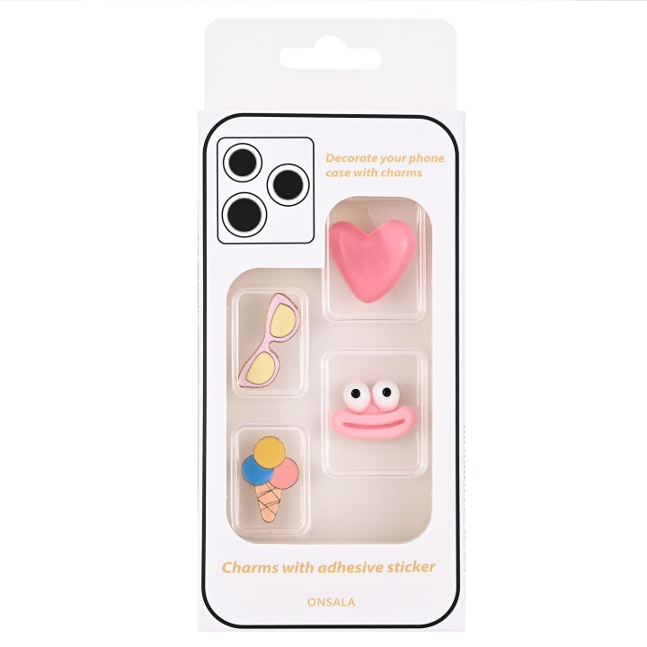 Onsala Koristeet Pimp Your Phone Metalli Ja Muovi 4 Kpl ryhmässä URHEILU, VAPAA-AIKA JA HARRASTUS / Hauskat tavarat / Hauskat tavarat @ TP E-commerce Nordic AB (D23717)