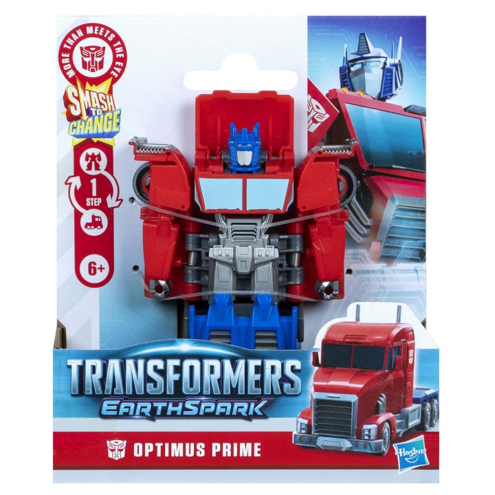 Transformers Earthspark 1-Step Smash Optimus ryhmässä LELUT, TUOTTEET LAPSILLE JA VAUVOILLE / Leikkikalut, Askartelu &Pelit / Figuurit, miniatyyrit ja tarvikkeet @ TP E-commerce Nordic AB (D23724)