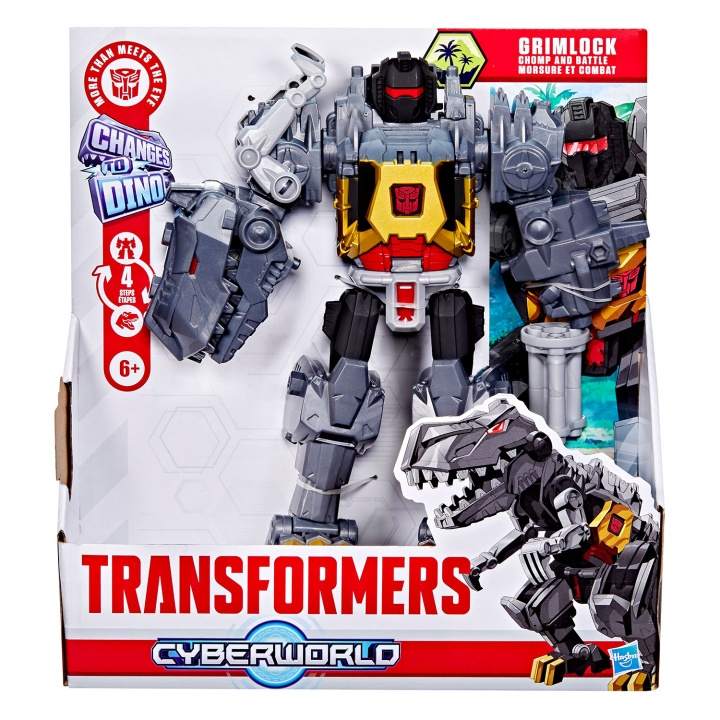 Transformers Cyberworld Grimlock Chomp & Battle 9 Inch Action Figure ryhmässä LELUT, TUOTTEET LAPSILLE JA VAUVOILLE / Leikkikalut, Askartelu &Pelit / Figuurit, miniatyyrit ja tarvikkeet @ TP E-commerce Nordic AB (D23727)