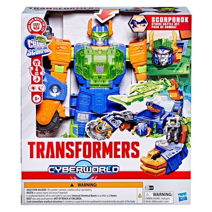 Transformers Cyberworld Scorponok Strike Battle Set ryhmässä LELUT, TUOTTEET LAPSILLE JA VAUVOILLE / Leikkikalut, Askartelu &Pelit / Figuurit, miniatyyrit ja tarvikkeet @ TP E-commerce Nordic AB (D23728)