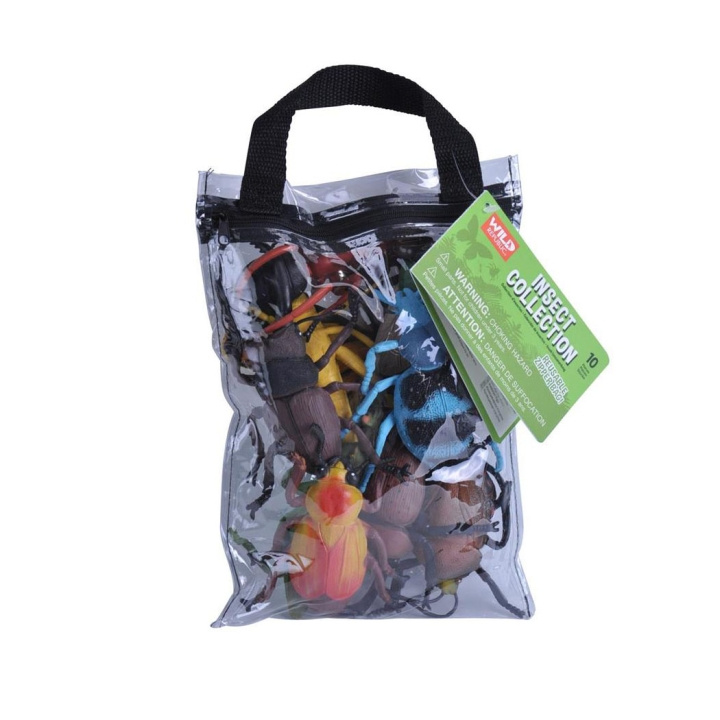 Wild Republic Zipper Polybags Insect ryhmässä LELUT, TUOTTEET LAPSILLE JA VAUVOILLE / Leikkikalut, Askartelu &Pelit / Figuurit, miniatyyrit ja tarvikkeet @ TP E-commerce Nordic AB (D23737)