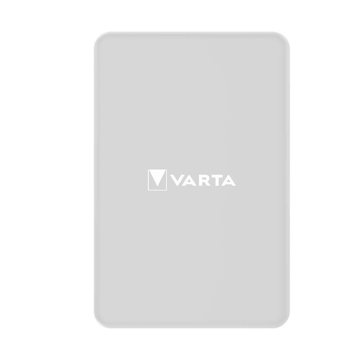 Varta Mag Pro Wireless Power Bank 10.000mAh - Valkoinen painos ryhmässä ÄLYPUHELIMET JA TABLETIT / Laturit & Kaapelit / Powerbanks @ TP E-commerce Nordic AB (D23780)