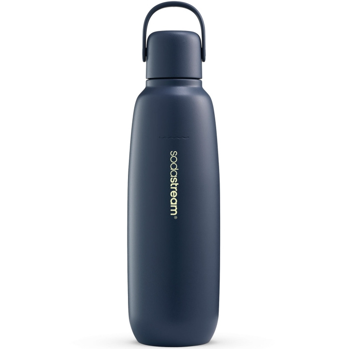 SodaStream Fizz&Go Stainless Steel Storm 0,9 liter Thermos ryhmässä KOTI, TALOUS JA PUUTARHA / Kodinkoneet / Vesi ja mehu / Hiilihapotuslaitteet / Hiilihapotuslaitteet @ TP E-commerce Nordic AB (D23795)