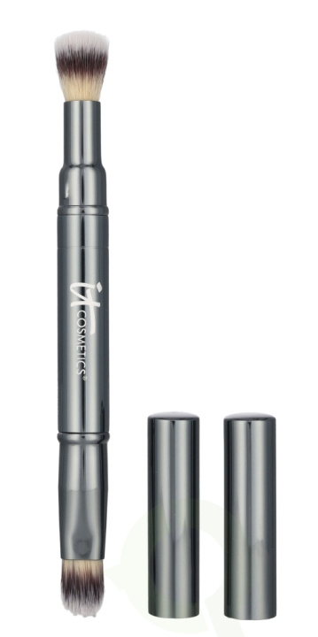IT Cosmetics Heavenly Luxe Dual Airbrush Concealer Brush 1 piece #2 ryhmässä KAUNEUS JA TERVEYS / Meikit / Tarvikkeet & Meikkisetit / Harjat & Pensselit @ TP E-commerce Nordic AB (D23889)