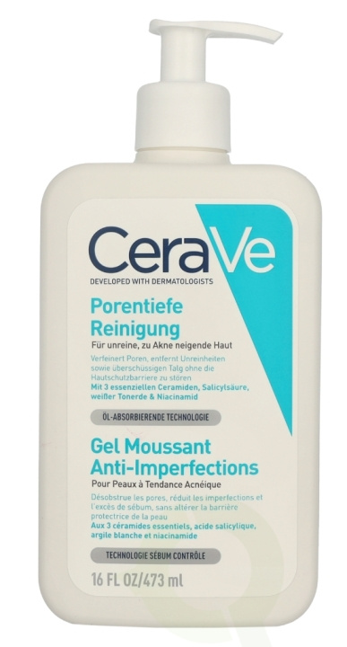 Cerave Blemish Control Cleanser 473 ml ryhmässä KAUNEUS JA TERVEYS / Ihonhoito / Kasvot / Puhdistus @ TP E-commerce Nordic AB (D23895)