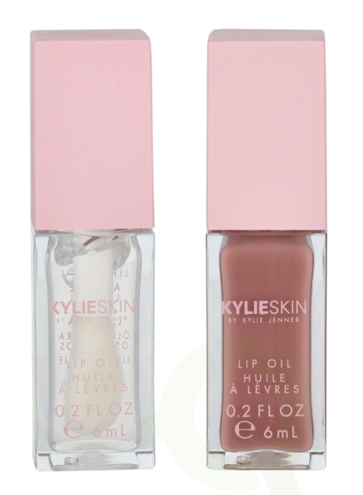 Kylie Cosmetics Lip Oil Set 12 ml Lip Oil 2x6ml ryhmässä KAUNEUS JA TERVEYS / Meikit / Huulet / Huulikynä @ TP E-commerce Nordic AB (D24080)