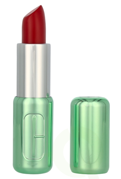Clinique Pop Longwear Satin Lipstick 3.9 g #37 Peppermint Pop ryhmässä KAUNEUS JA TERVEYS / Meikit / Huulet / Huulipuna @ TP E-commerce Nordic AB (D24094)