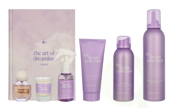 Rituals The Dream Collection Giftset 590 ml Candle 25g/Body Cream 100ml/Edp Spray 15ml/Dream Journal 1 piece/Shower Foam 250ml/Body Lotion 150ml ryhmässä KAUNEUS JA TERVEYS / Lahjapakkaukset / Naisten lahjapakkaukset @ TP E-commerce Nordic AB (D24117)