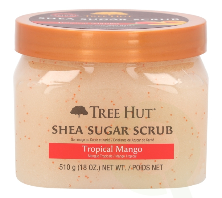 Tree Hut Shea Sugar Scrub 510 g Tropical Mango ryhmässä KAUNEUS JA TERVEYS / Ihonhoito / Kehon hoito / Kylpy- ja suihkugeelit @ TP E-commerce Nordic AB (D24139)