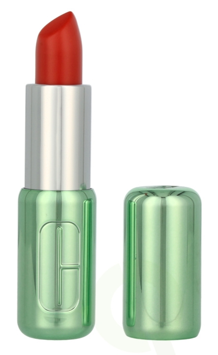 Clinique Pop Longwear Shine Lipstick 3.9 g #11 FlamePop ryhmässä KAUNEUS JA TERVEYS / Meikit / Huulet / Huulipuna @ TP E-commerce Nordic AB (D24165)